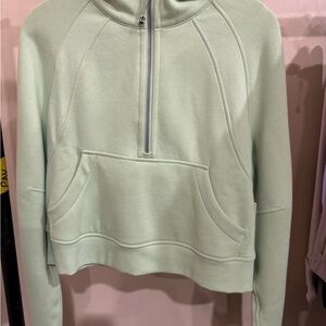 lululemon athletica Mint Half-Zip Pullover Hoodie